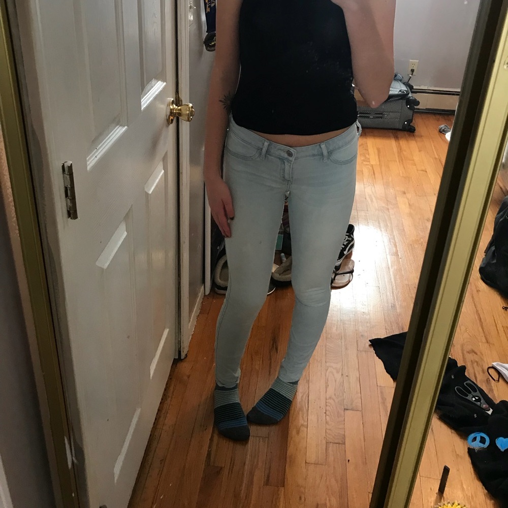 light wash jeans